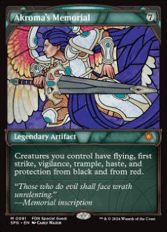 Akroma's Memorial Special Guests Stained Glass Art